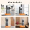 Bottom Loading Water Dispenser for 5 Gallon Bottle, 620W Powerful Hot & Cold Water Cooler with Safety Lock, Freestanding for Home, Office, Dorm (Dark Gray)